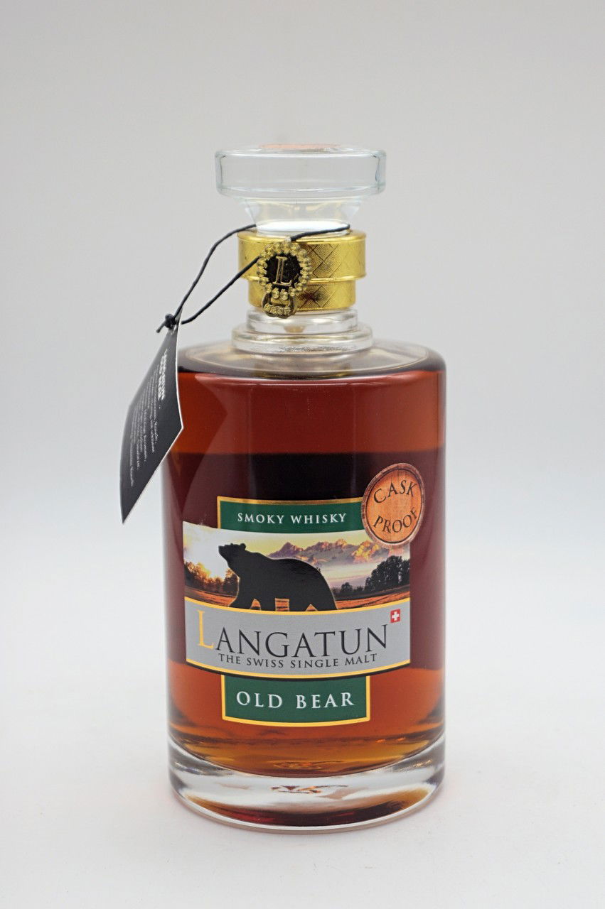 Langatun Old Bear Smoky Cask Strength Single Malt Whisky