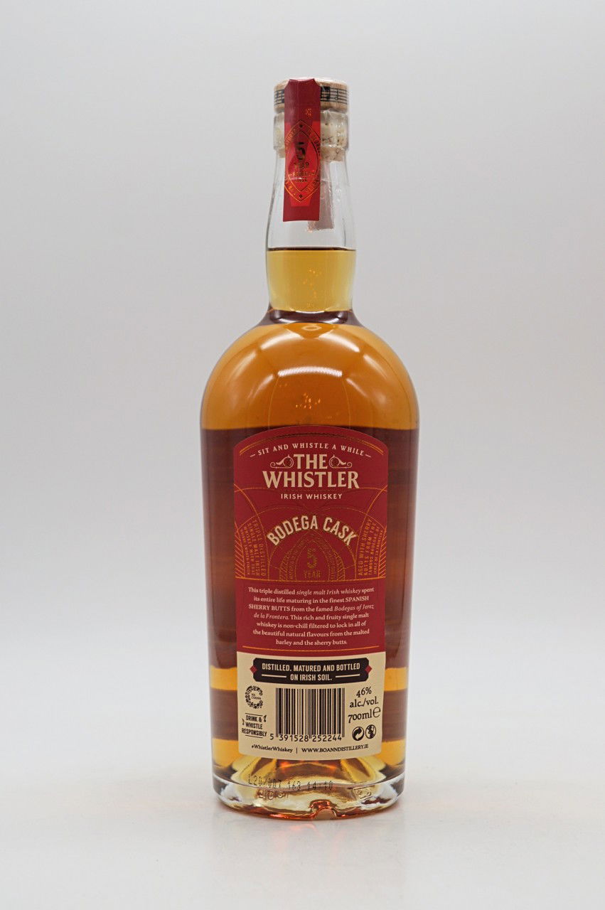 The Whistler Bodega Cask Single Malt Irish Whiskey