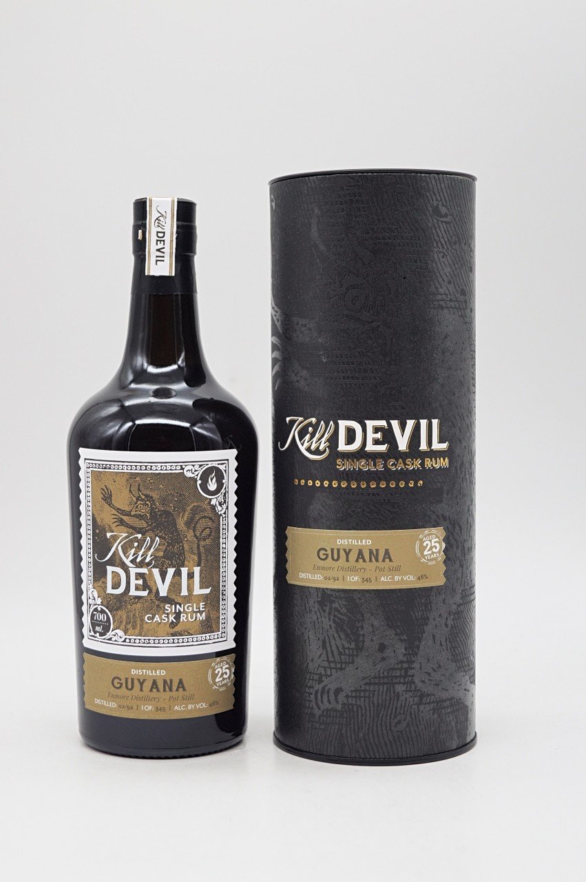 Kill Devil Rum Guyana 25 Jahre Enmore Distillery 345 Fl.