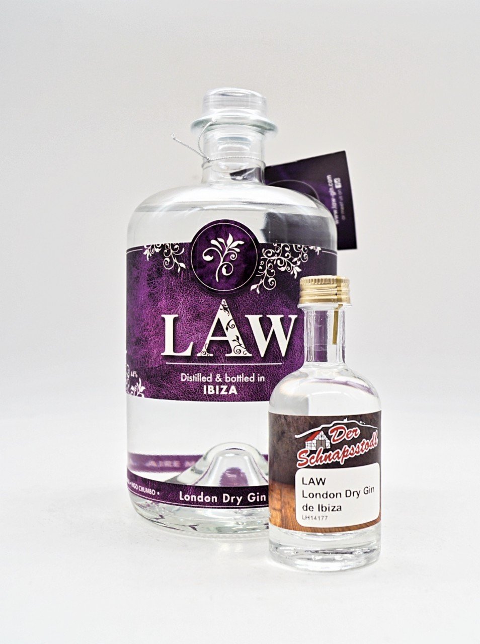 LAW London Dry Gin de Ibiza Sample 50 ml 