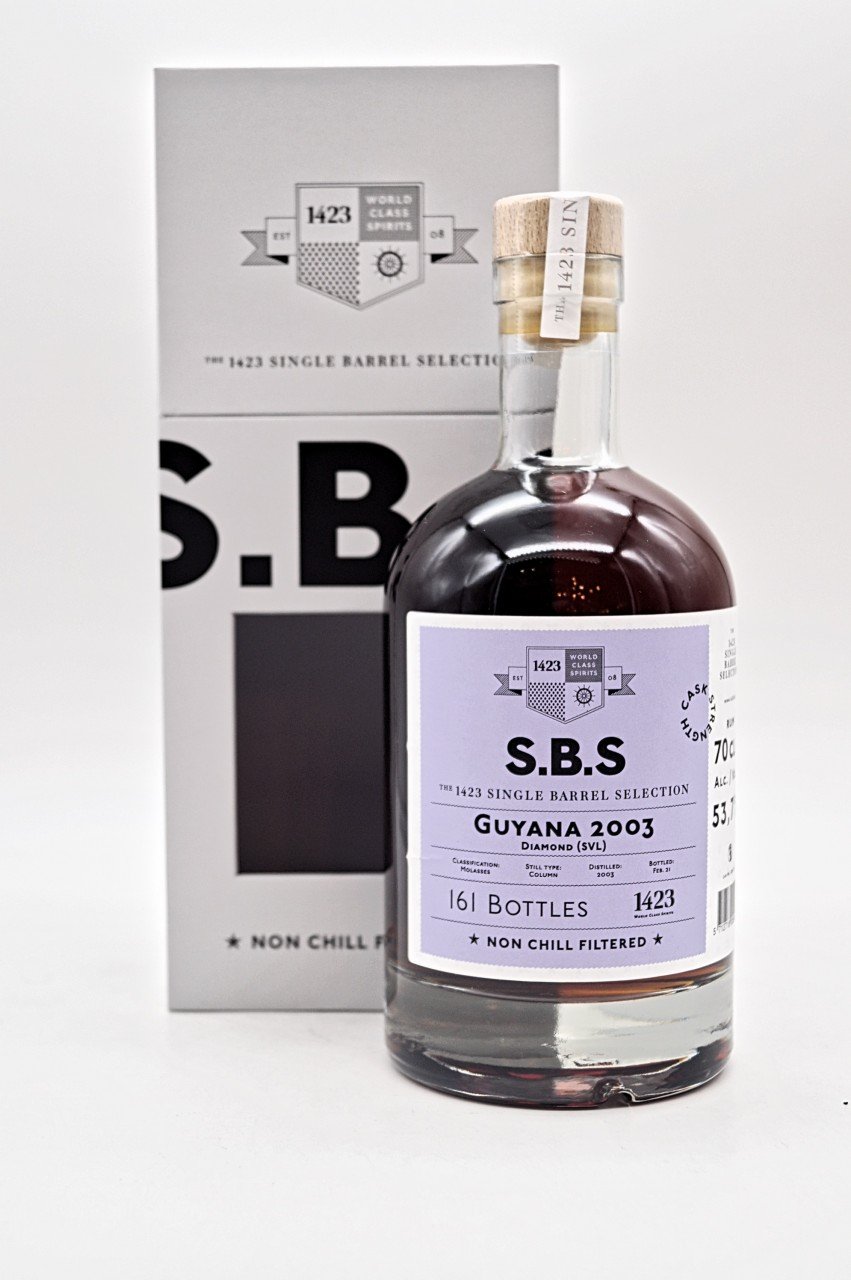 SBS Guyana 2003 Diamond (SVL) Single Barrel Selection Rum