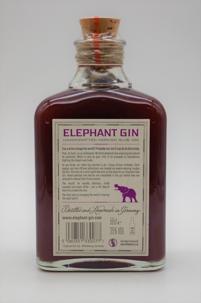 Elephant Gin Handcrafted German Sloe Gin