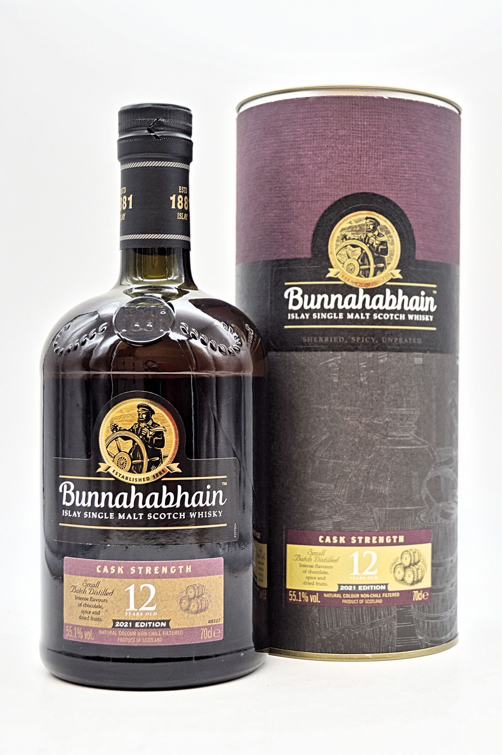 Bunnahabhain 12 Jahre Cask Strength Single Malt Scotch Whisky Small Batch