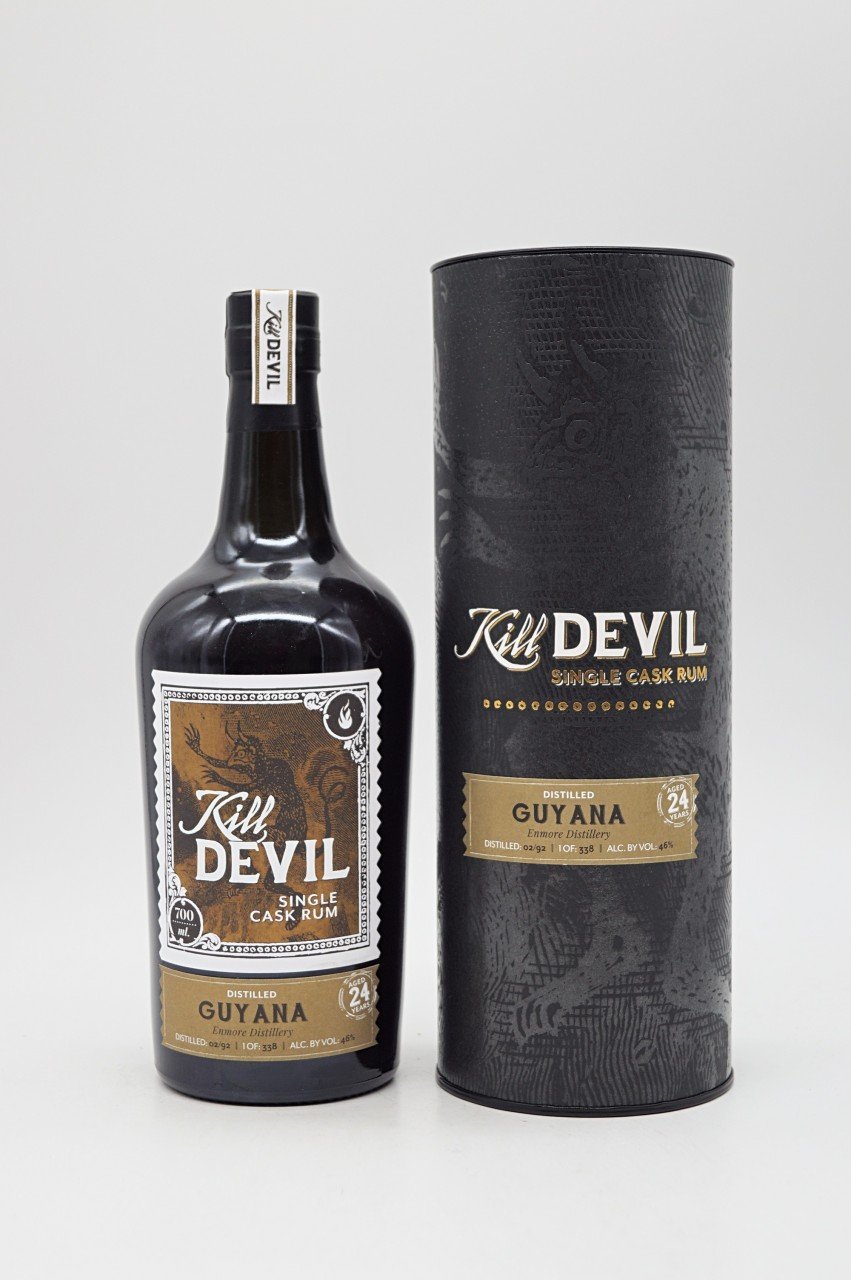 Kill Devil Rum Guyana 24 Jahre Enmore Distillery 338 Fl.