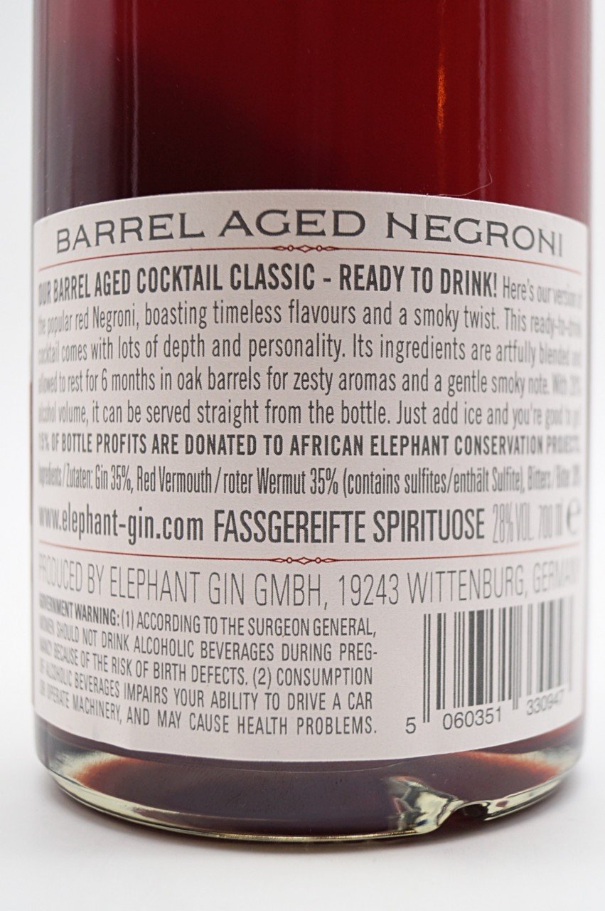 Elephant Gin Negroni