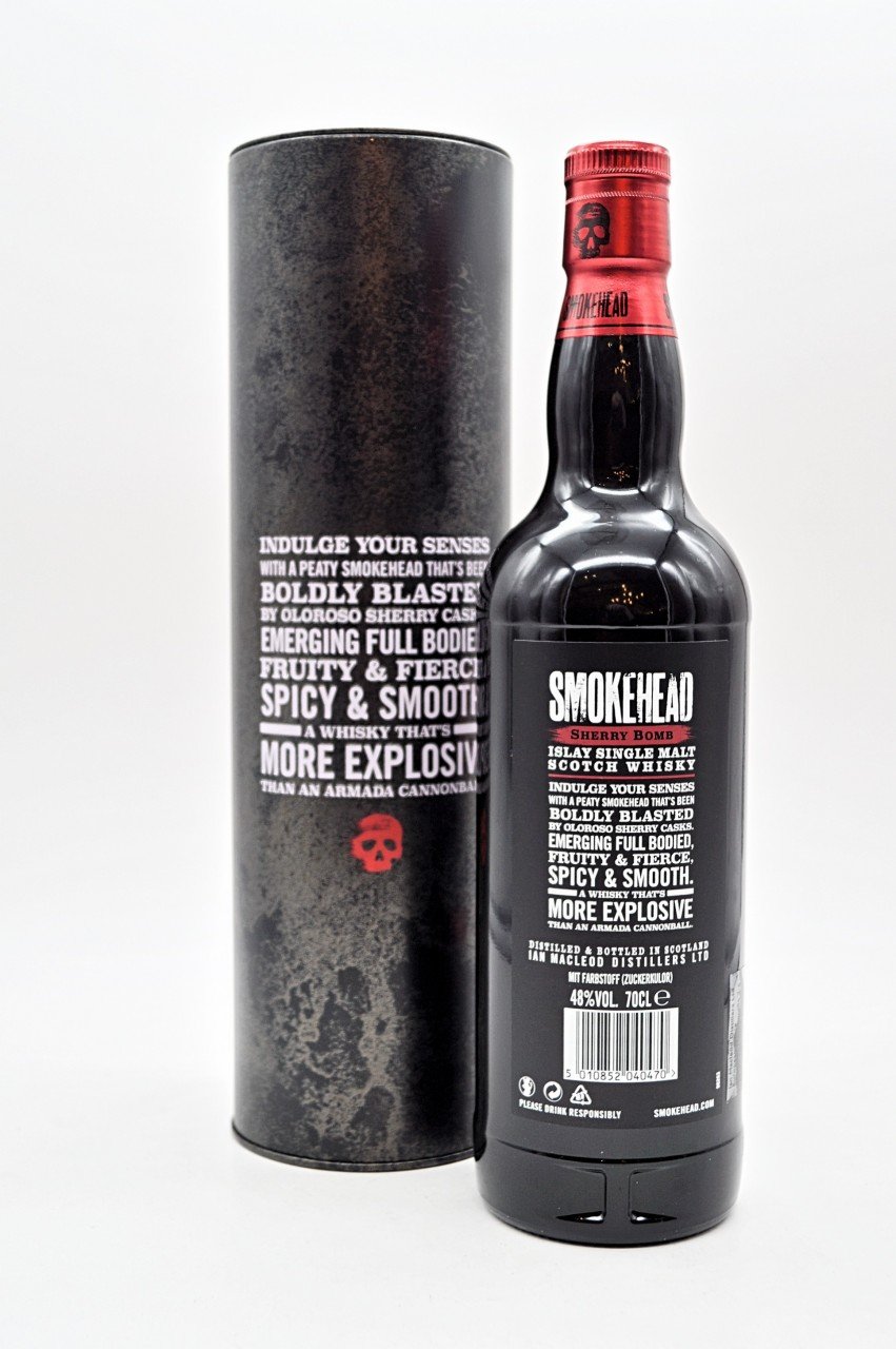 Smokehead Sherry Bomb Limited Edition Sherry Cask Finish Islay Single Malt Scotch Whisky