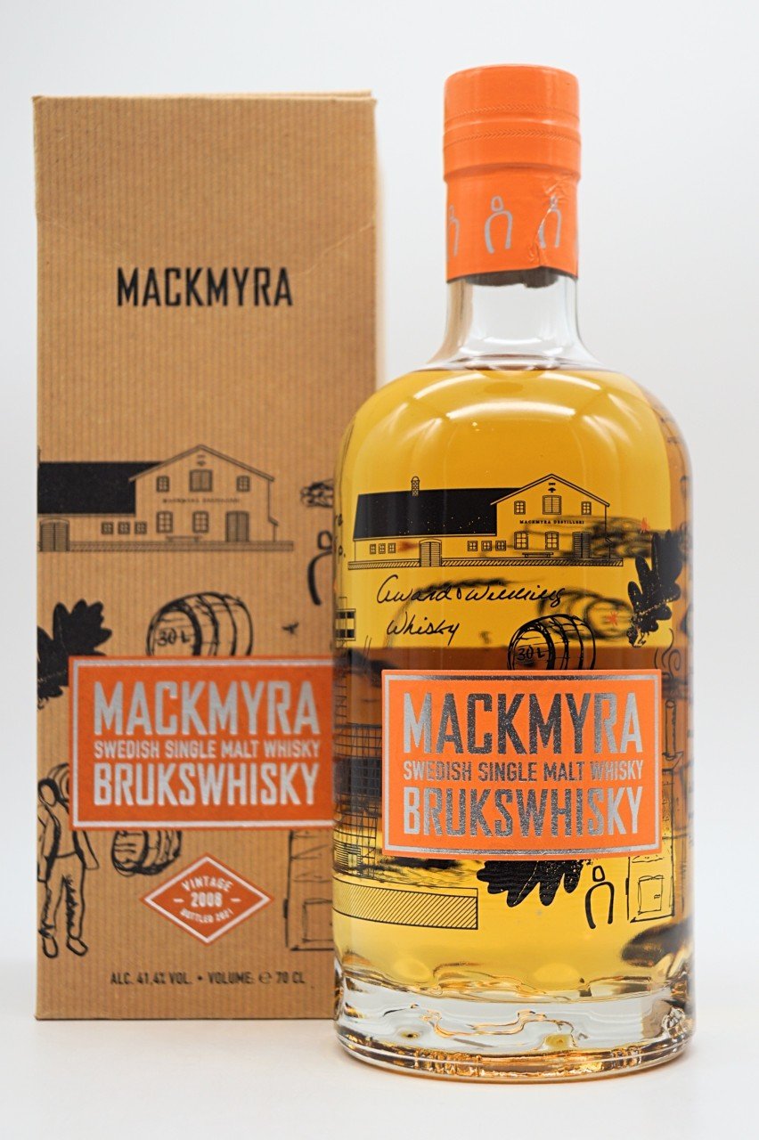 Mackmyra Brukswhisky Vintage 2008-2021 Swedish Single Malt Whisky